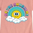 thumbnail image 3 of Instant Message - Be The Sunshine Rainbow   - Toddler & Youth Girls Short Sleeve Graphic T-Shirt, 3 of 6