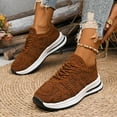 thumbnail image 3 of Women's Walking Running Shoes Vintage Crochet Knit Lace up Casual Fashion Sneakers Comfortable Work Shoes for Women, 3 of 6