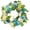 Sky Blue, variant on Sale Countdown! Summer Berry Wreath Festival Rattan Door Hanging Leaf Rattan Decorative Pendant Wreath Practical Home Decor 19.7"