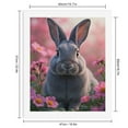 thumbnail image 2 of Paint by Numbers Kit for Adults, Rabbit Among Pink Flowers Paint by Numbers, Easy Paint by Numbers Kit for Adults Beginner, DIY Adult Paint by Number Kits on Canvas, Home Decor, 2 of 7