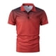 thumbnail image 1 of Playeras Hombre Cuello V Camiseta De Manga Corta Para Hombre Verano Casual Estampado De Lunares Camisas Festivas Tops, 1 of 4