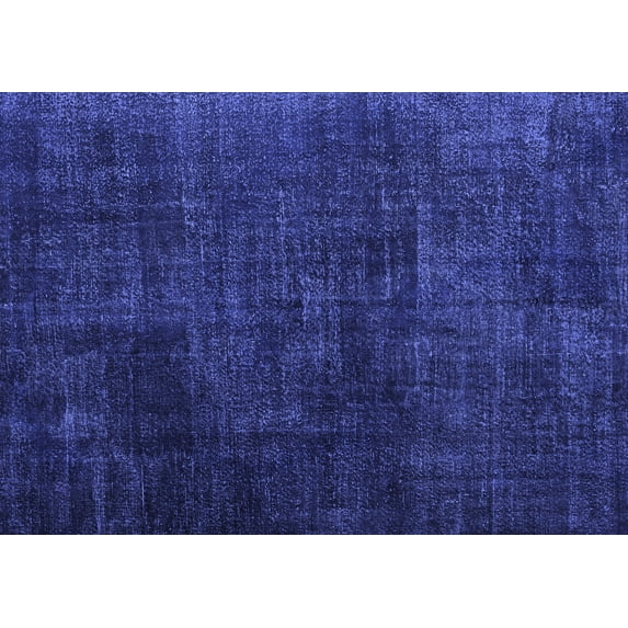 Ahgly Company Machine Washable Indoor Rectangle Persian Blue Traditional Area Rugs, 3' x 5'