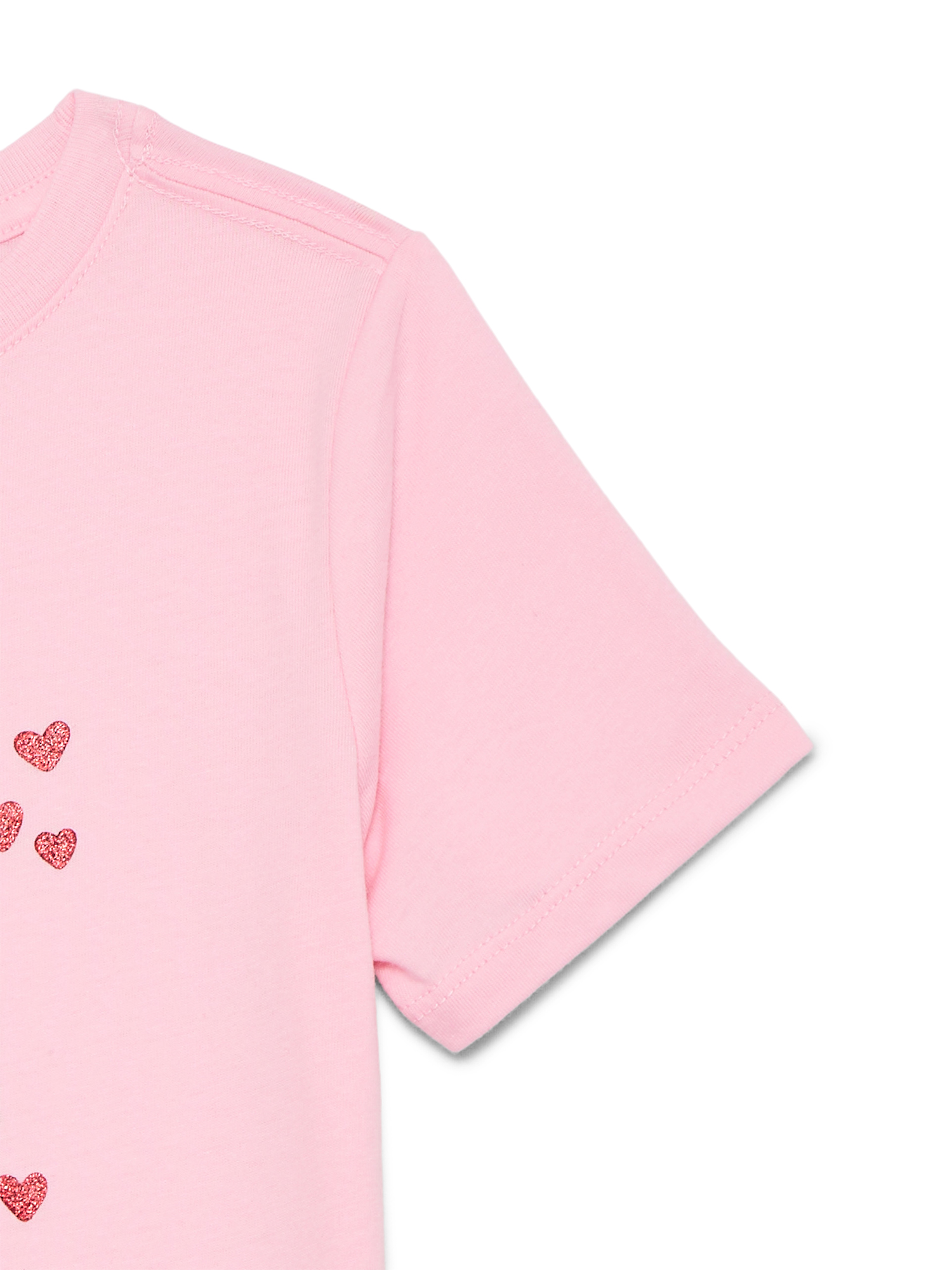 Way To Celebrate Toddler Girl Valentine's Day Short Sleeve T-Shirt, Sizes 12M-5T