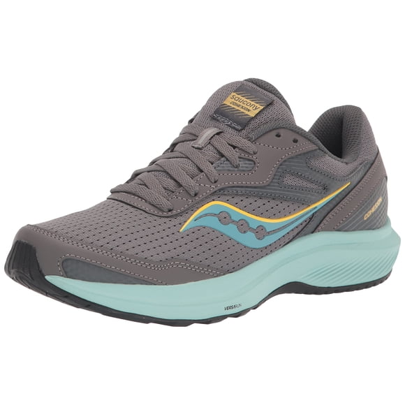 Saucony Women's Cohesion 16 Sneaker, Gravel/ICE, 6