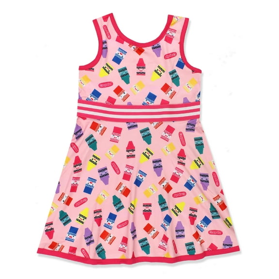 Crayola Crayon Toddler Girls Fit and Flare Ultra Soft Dress CRG001DS