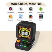 Divoom Ditoo Plus Pixel Art Blutooth Speaker, 10W, Black