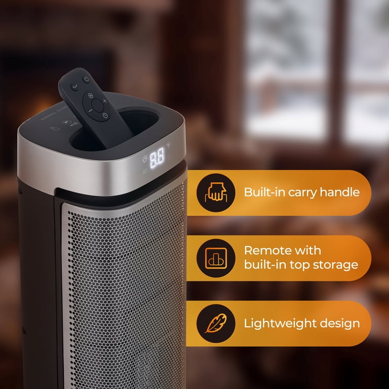Better Homes & Gardens 23-Inch Black Tower Heater photo 4
