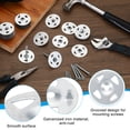 thumbnail image 3 of Unique Bargains 41mm Insulation Washers, 150pcs Metal Insulation Washers Perforated Washers Galvanized Steel for Foam Insulation Board, 3 of 7