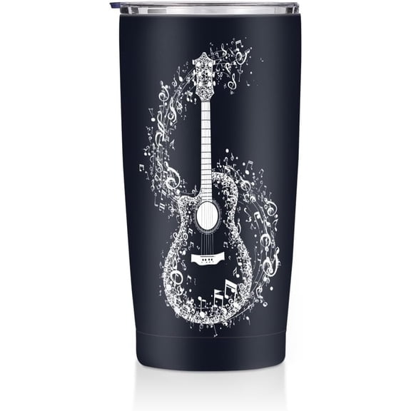 for Men 20 oz Tumbler, Guitar Gifts Stainless Steel Insulated