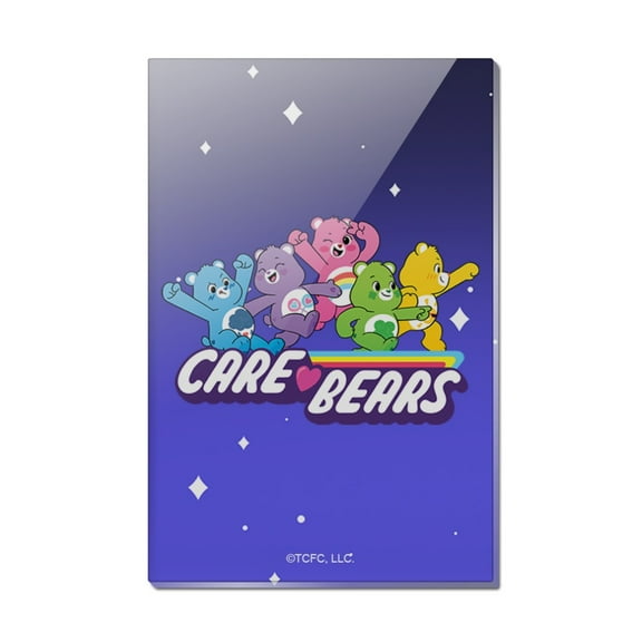 Care Bears: Unlock the Magic Logo Group Rectangle Acrylic Fridge Refrigerator Magnet