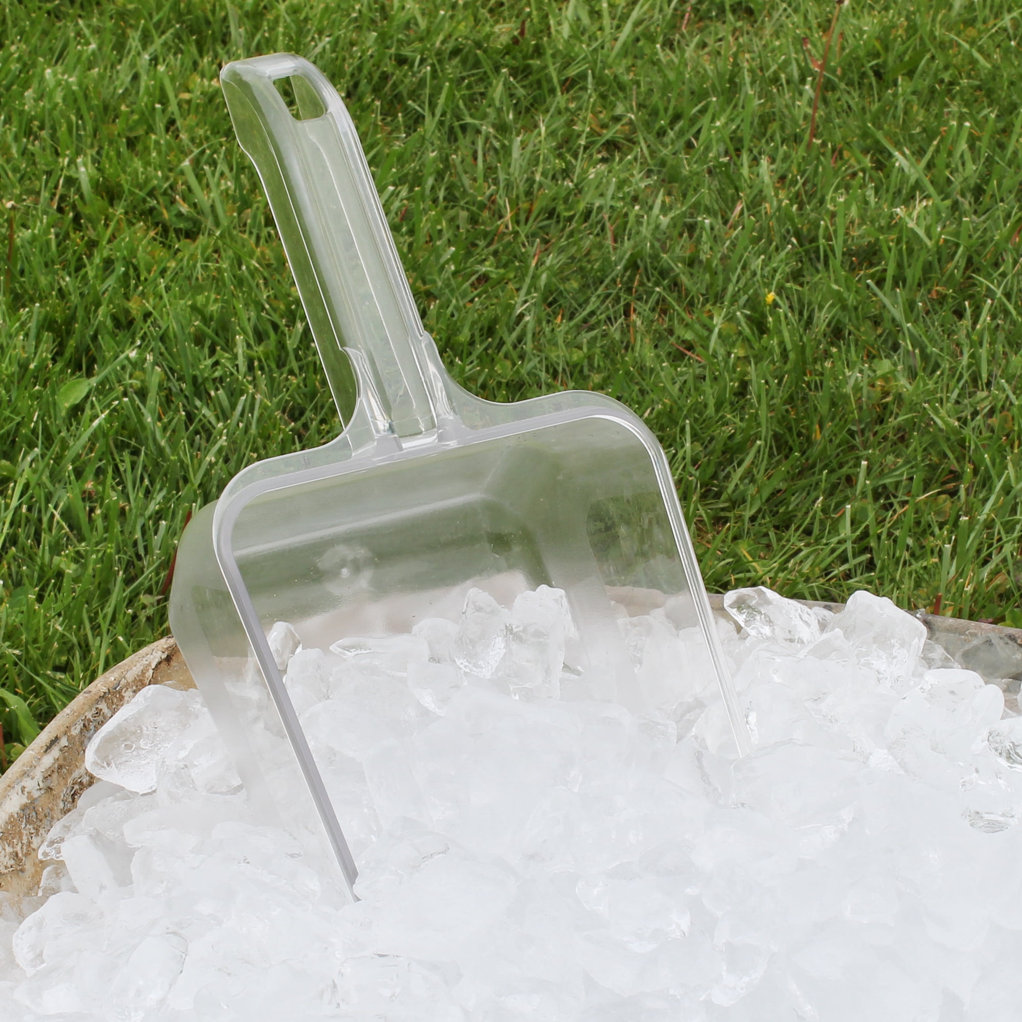 Darware Commercial Ice Scoop with Metal Holder, 58-Fluid Ounces Capacity
