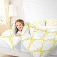 thumbnail image 3 of Erosebridal Abstract Bow Plaid Twin Bedding Sets 7-Piece for Teens,Kids Girls Yellow Bow Knot Bedding Comforter Set,Microfiber Bedroom Decor, 3 of 6