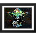 thumbnail image 2 of Stephen Chambers 24x19 Black Ornate Wood Framed With Double Matting Wall Art Titled - Dj Yoda, 2 of 6