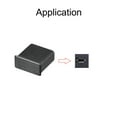 thumbnail image 3 of Tapa de plástico hembra USB 2.0 anti-polvo negra 20 piezas, 3 of 4