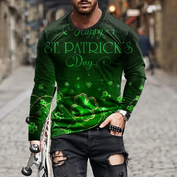 Lilgiuy Men Casual Round Neck Short Sleeve Pullover Line 3D Printed T-Shirt Blouse for Party Birthday Club