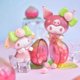thumbnail image 4 of Sanrio Vitality Peach Paradise-figuras de acción de la serie Mystery Blind Box, dibujos animados de Cinnamoroll Melody Kuromi, modelo regalo coleccionable, 4 of 4