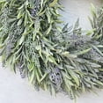 thumbnail image 7 of HOARBOEG Simulated Lavender Artificial Flower Plastic Lavender Wreath Home Decoration Artificial Plant Courtyard Ornament Hanging Door Hangings Gift, 13.77*13.77in, 7 of 7