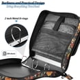 thumbnail image 4 of FORMRS Zipper Binder with Shoulder Strap 2-inch Ring 500 Sheet Capacity File Bag, Colorful Flower, 4 of 5