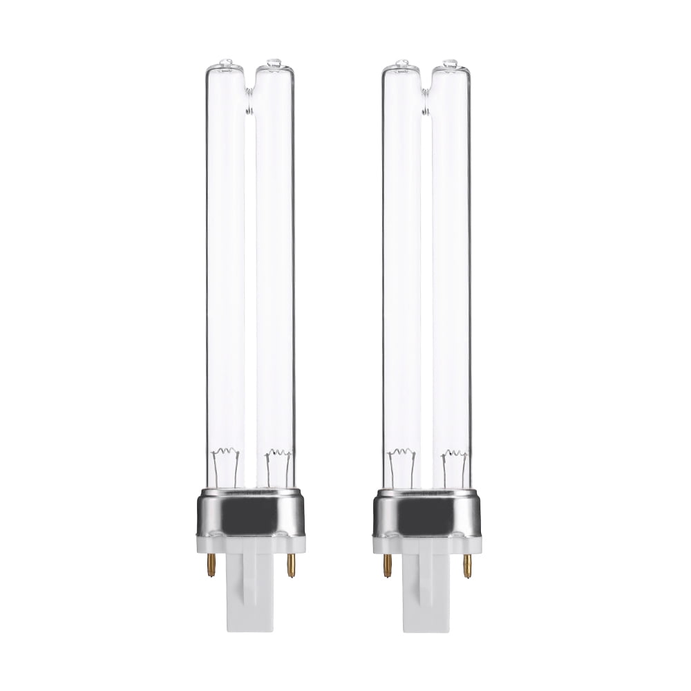2PCS 9W G23 Base Aquarium Fish Tank UV Sterilizer Purifier Bulbs