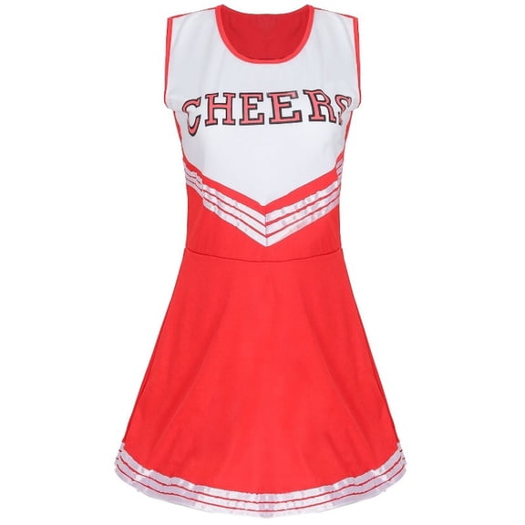 Women’s Cheer Style Outfit Set Sleeveless Top and Skirt Athletic Inspired Clothing