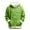 sweatshirt for women - Green, variant on Women Waffle Knit Hooded Sweatshirt Faux Fur Trim Pullover with Kangaroo Pocket Soft Cozy Warm Outerwear for Outdoor Wear,5XL