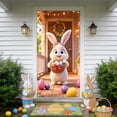 thumbnail image 5 of Wooowa Easter 35 X 72 Inch Door Cover Curtain, Wall Hanging Backdrop Decor, Indoor Outdoor Accessory for Festival Party and Home Entryway, 5 of 6