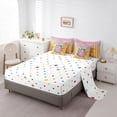 thumbnail image 5 of Erosebridal Basketball Sport Bedding Comforter Set for Kids Boys Girls, Ice Cream Drip Waffle Full Bedding Set, Colorful Polka Dots Reversible, 7pcs, 5 of 6