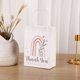 thumbnail image 3 of Bolsa de regalo con forma de unicornio kraft blanco con asas, embalaje para fiestas, 10 unidades, 3 of 4