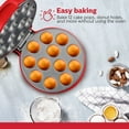 thumbnail image 3 of Holstein Housewares 12-Count Cakepop Maker, with Non-Stick Plates & Indicator Lights – Bakes 12 Sweet or Savory Pops Fast, Perfect for Birthday Treats & Holiday Party Snacks, Red, 3 of 9
