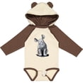 thumbnail image 3 of Inktastic Curious Rhinos Boys or Girls Long Sleeve Baby Bodysuit, 3 of 5