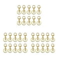 thumbnail image 3 of ZheElen 10pack/lot Metal Key Chain Snap Hooks - Accessories For Personalized Keychain Is Low gold 3Set, 3 of 6