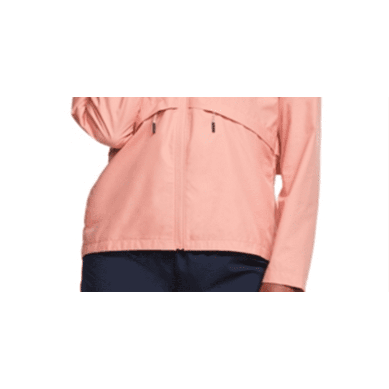Nike Women s Essential Packable Hooded Running Jacket Orange Size S Walmart