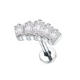 thumbnail image 1 of 1PC Titanium Ear Piercing Cartilage Earrings Tragus Helix Pirsing Labret Piercing Cross Ear Lobe Lip Rings Daith Jewelry Women FJH, 1 of 6
