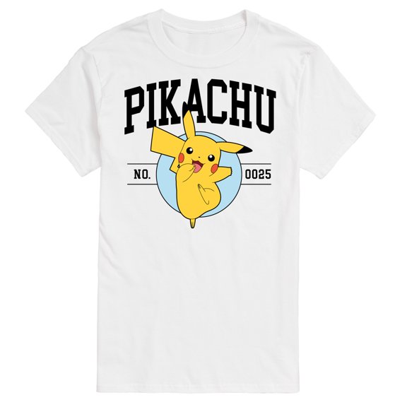 Pokémon - Pikachu Collegiate - Men's Short Sleeve Graphic T-Shirt