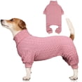 thumbnail image 1 of Jersey para perros Jamktepat, cuello alto, tejido para perros grandes, color rosa, 1 of 7