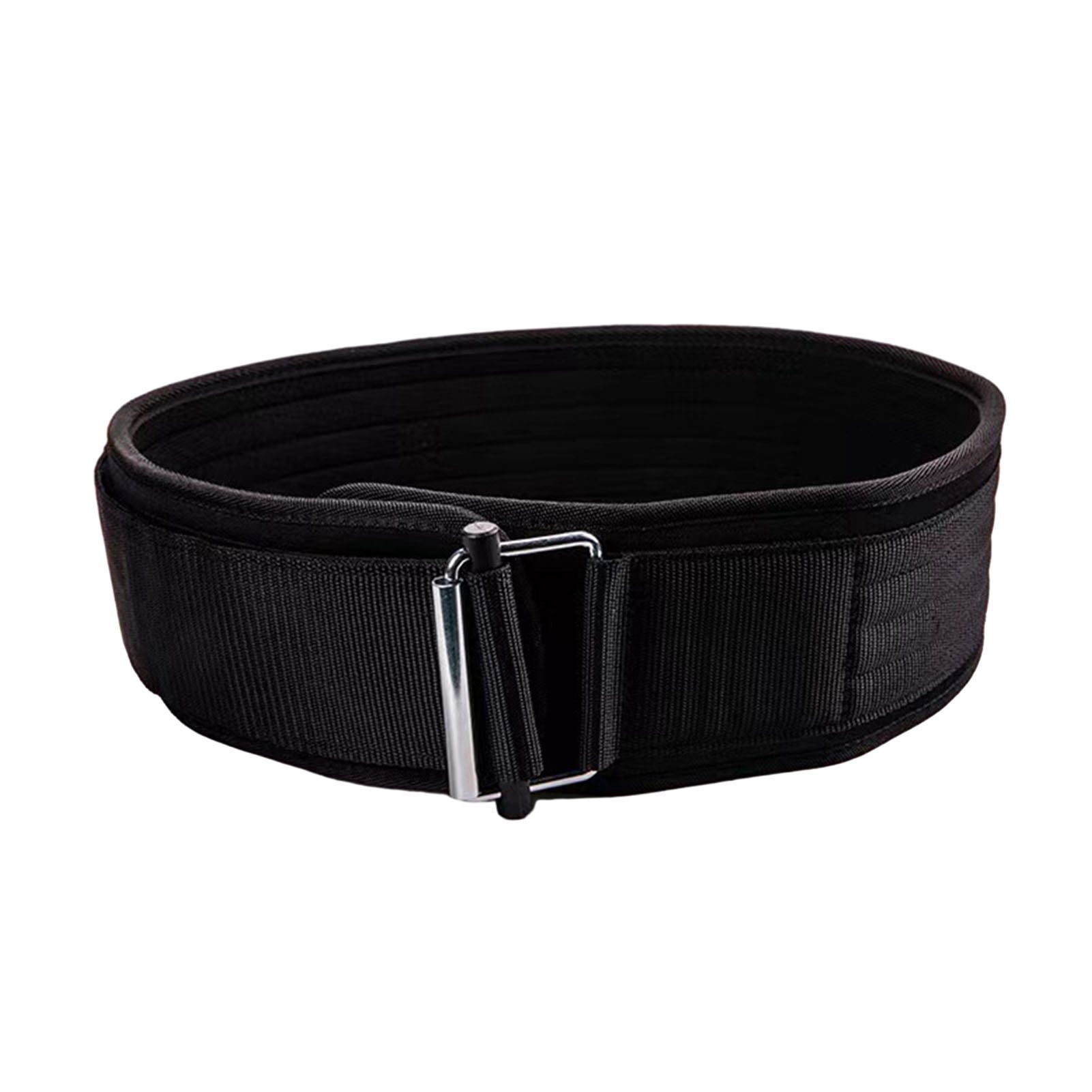 CSChome Non-elastic Support Belt Quick Locking Weight Lifting Belt Adjustable Lumbar & Back Support Gym Deadlift Belt for Bodybuilding