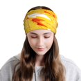 thumbnail image 6 of Yiaed Autumn Maple Leaves Print Multifunction Beanie Hats for Women Men Slouchy Knit Beanie Hat Winter Hat Scarf Stretch Skull Cap, 6 of 8