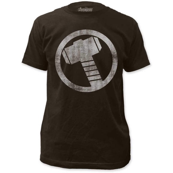 Marvel Men's Thor Distressed Icon Slim Fit T-Shirt S