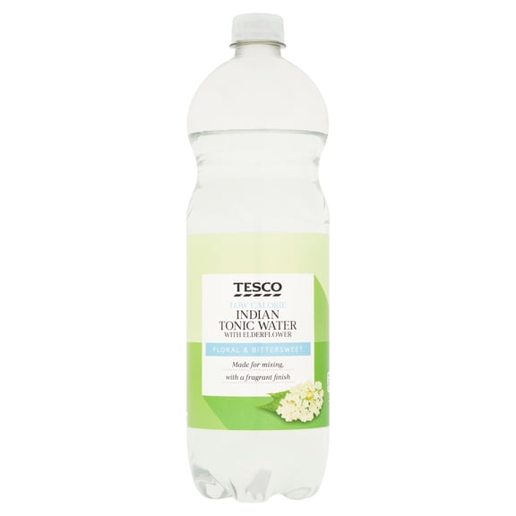 T.Low Calorie Indian Tonic Water With Elderflower 1L, Imported from Britain