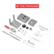 thumbnail image 5 of Kit de Plantilla de Localizador de Orificios de Bolsillo MABOTO Aleación de Aluminio Ángulo de 15, 5 of 7