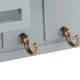 thumbnail image 4 of Organizador de pared de madera para guardar llaves, decoración del hogar, ahorra espacio Gris, 4 of 9