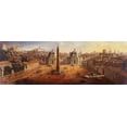 thumbnail image 2 of van Wittel, Gaspar 24x11 White Modern Wood Framed Museum Art Print Titled - Piazza del Popolo Rome, 2 of 4