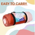 thumbnail image 2 of Whale Flotilla Extra Large Outdoor Picnic Blanket (60”x80”), Waterproof Wear-resistant Beach Blanket, Foldable Handy Mat Tote Spring Summer Great for Camping and Park, Brown, 2 of 6