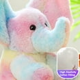 thumbnail image 3 of Glow Guards 12'' Light up Peek-a-Boo Elephant Stuffed Animal Musical Rainbow Elephant Singing Stuffed Animal Electric Interactive Toys Christmas Holiday Birthday Gifts for Toddler Kids, 3 of 7