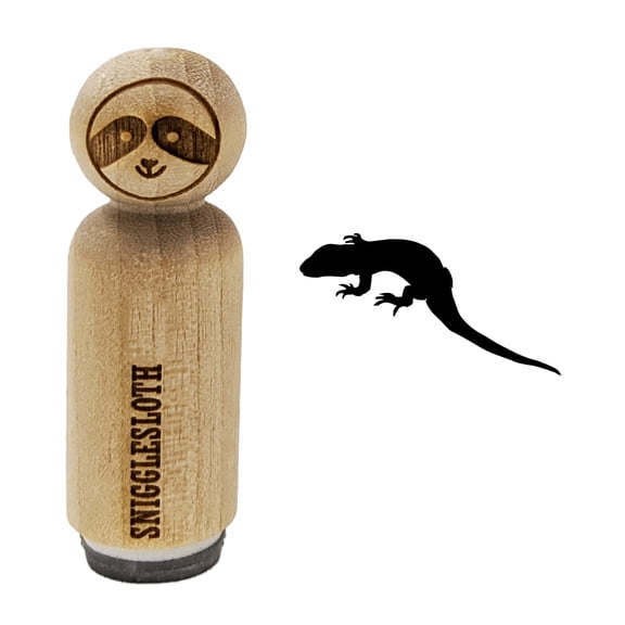 Lizard Solid Rubber Stamp for Scrapbooking Crafting Stamping - Medium 1 Inch