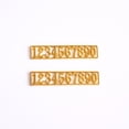 thumbnail image 4 of Juegos de Casa Muñecas Sunnimix Puerta de 4 Paneles Exteriores Miniatura Madera Color dorado, 4 of 6
