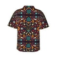 thumbnail image 3 of Fotbe Colorful Mexican2 Hawaiian Shirt For Men Unisex Summer Beach Casual Short Sleeve Cotton Linen Button Down Shirts-Large, 3 of 9