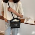 thumbnail image 2 of Hitting Color Portable Shoulder Tote Bag Mini PU Bolso de cuero (Negro) Likrtyny Para estrenar, 2 of 9