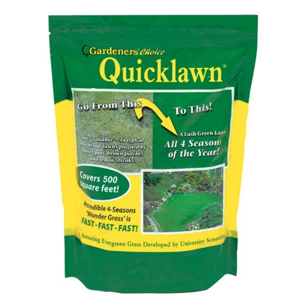As Seen On TV Quicklawn 4 Season Evergreen Grass Seed - 5 lbs. (2500 Sq