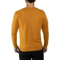 thumbnail image 2 of X RAY JEANS Mens Basic V-Neck Sweater Pullover, Mustard, XL, 2 of 10